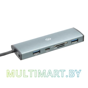 Док-станция Digma HUB-2U3.0СCR-UC-G